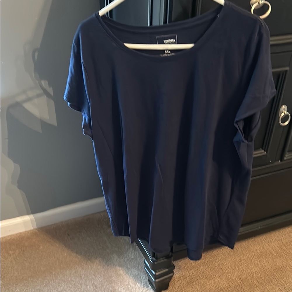 Sonoma Women's Navy Everyday Tee